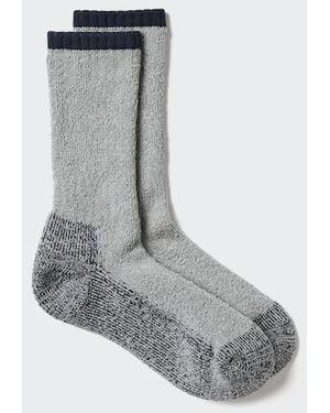 Uniqlo Heattech Socks (Soft Pile) - Grey