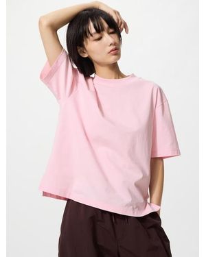 Uniqlo Airism Cotton T-Shirt - Pink