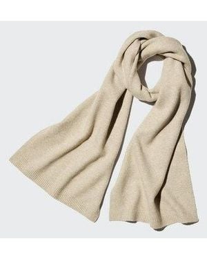 Uniqlo Soufflé Yarn Knit Stole - White