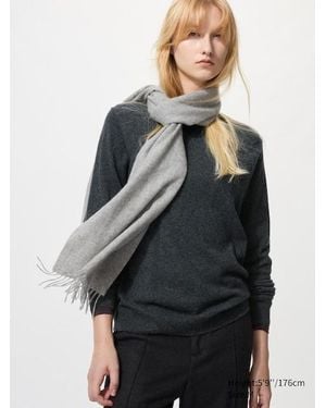Uniqlo Jersey 100% Cashmere Cuello Redondo - Gris