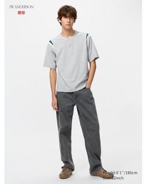 Uniqlo Straight Jeans (Longer) - White