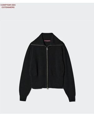 Uniqlo Chaqueta 100% Merino - Negro