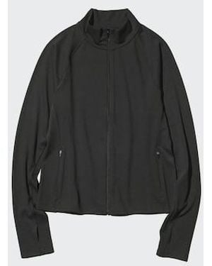 Uniqlo Ultra Stretch Active Full-Zip Jacket - Black