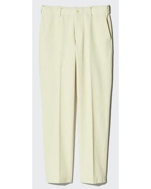 Uniqlo Smart 2-Way Stretch Trousers (Corduroy) - White