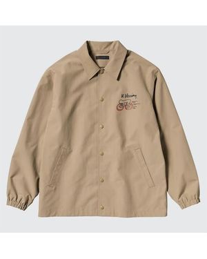 Uniqlo Poliéster Chaqueta - Marrón