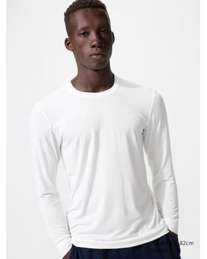 Uniqlo Maglia Termica Heattech Girocollo - Bianco