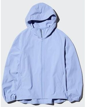 Uniqlo Uv Protection Pocketable Parka - Blue