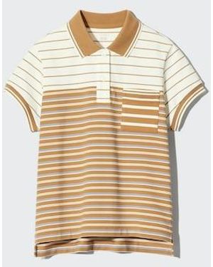 Uniqlo Mini Polo Shirt (Striped) - Natural