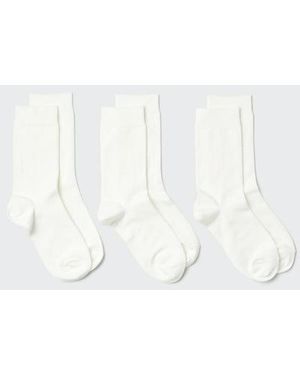 Uniqlo Socks (3 Pairs) - White