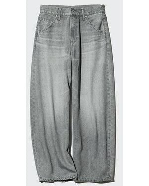 Uniqlo Baggy Jeans (Barrel Leg) - Grau