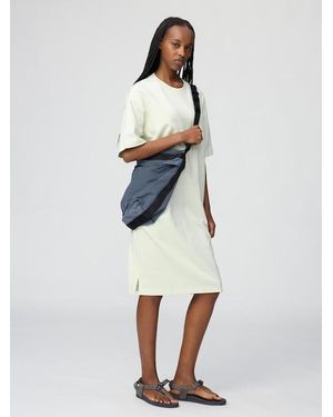 Uniqlo Airism Cotton Relaxed Dress (Short Sleeve) - White