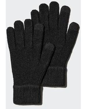 Uniqlo Heattech Knit Gloves - Black