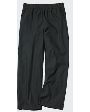 Uniqlo Cotton Relaxed Ankle Trousers - Grey
