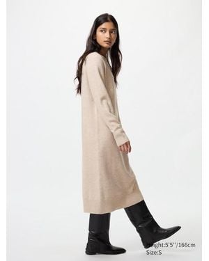 Uniqlo Vestito Filato Soffice - Neutro