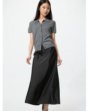 Uniqlo Satin Skirt - Black