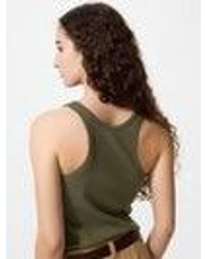 Uniqlo Racer Back Bra Top (Ribbed) - Green