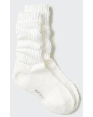 Uniqlo Heattech Socks (Slouch) - White