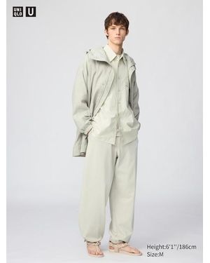 Uniqlo Sweat Curved Trousers - White