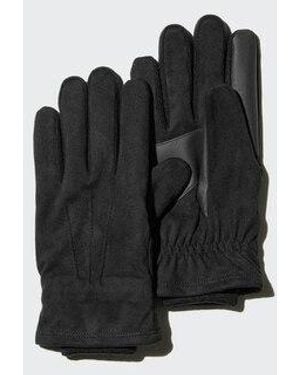 Uniqlo Guanti Termici Heattech Finitura Opaca - Nero