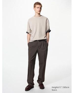 Uniqlo Pleated Wide Trousers (Longer) - White