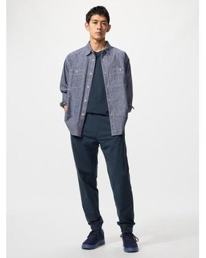 Uniqlo Ultra Stretch Active Joggers - Blue