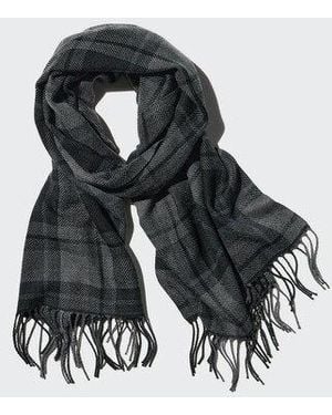 Uniqlo Heattech Scarf (Patterned) - White