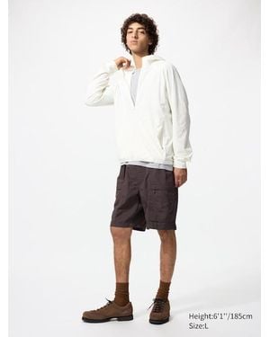 Uniqlo Pantalón Corto - Blanco