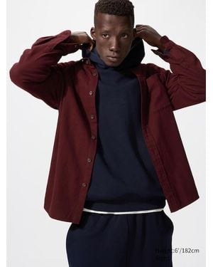 Uniqlo Camisa Franela - Rojo