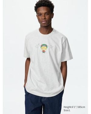 Uniqlo Manga 100Th Ut Graphic T-Shirt (Coji-Coji) - White