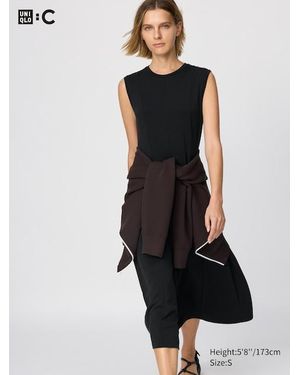 Uniqlo Fit And Flare Dress (Sleeveless) - Black