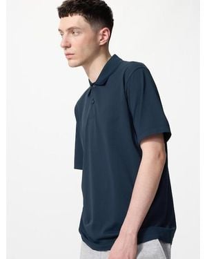 Uniqlo Dry-Ex Polo Shirt - Blue