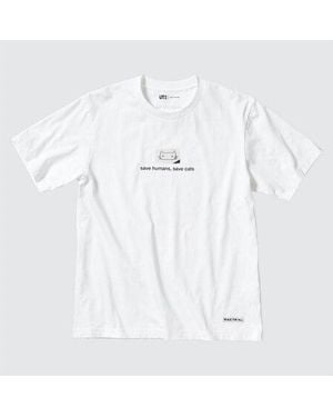 Uniqlo Peace For All Graphic T-Shirt (Haruki Murakami) - White