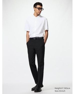 Uniqlo Airsense Trousers (Cotton-Like, Longer) - White