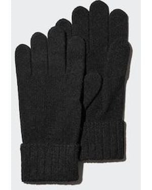 Uniqlo Guantes Cashmere - Negro
