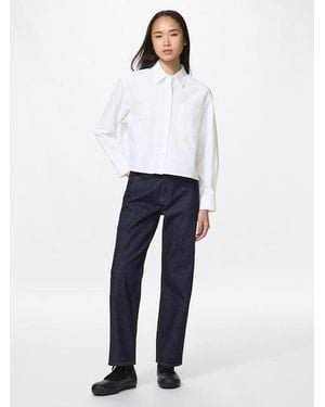 Uniqlo Vaquero Recto - Blanco