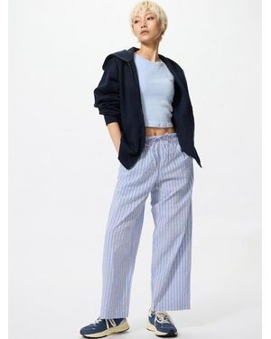 Uniqlo Easy Trousers (Striped) - Blue