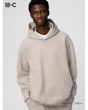 Uniqlo Sudadera Oversize Capucha - Blanco