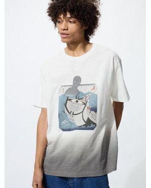 Uniqlo Ukiyo-E Ut Graphic T-Shirt - Grey