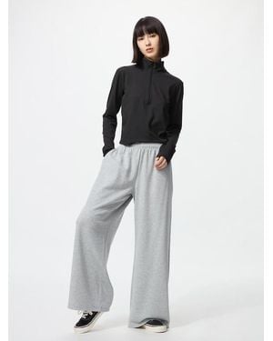 Uniqlo Wide Sweat Trousers - White