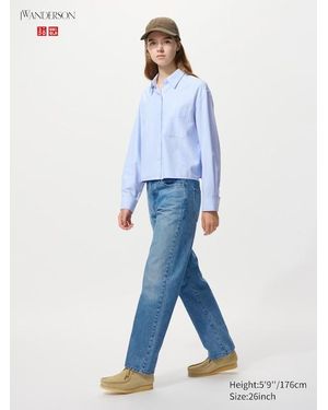 Uniqlo Jeans Taglio Dritto - Blu