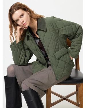 Uniqlo Chaqueta Corta Acolchada - Verde