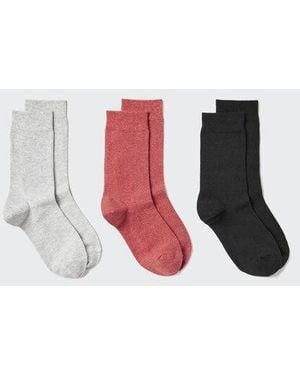Uniqlo Regular Socks (3 Pairs) - White