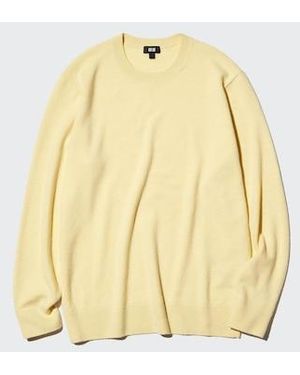 Uniqlo 100% Cashmere Crew Neck Jumper - Natural
