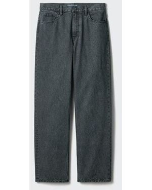 Uniqlo Straight Jeans (Longer) - Grey