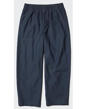 Uniqlo Jersey Easy Barrel Trousers - Blue
