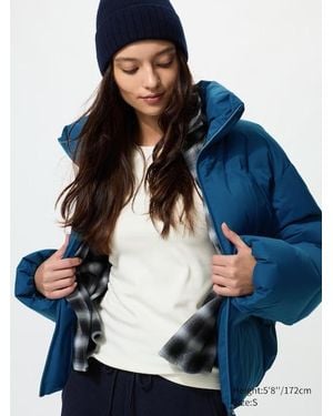 Uniqlo Heattech Ultra Warm Crew Neck T-Shirt (Long Sleeve) - Blue