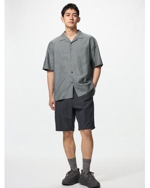 Uniqlo Linen Blend Shorts - Green