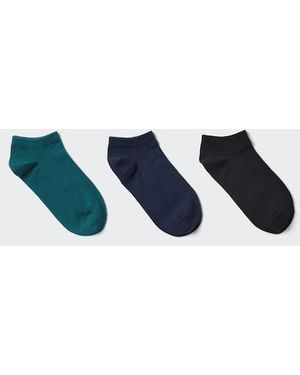 Uniqlo Short Socks (3 Pairs) - Blue