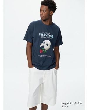 Uniqlo Musical Icons Ut T-Shirt (Phantom Of The Opera) - Blau