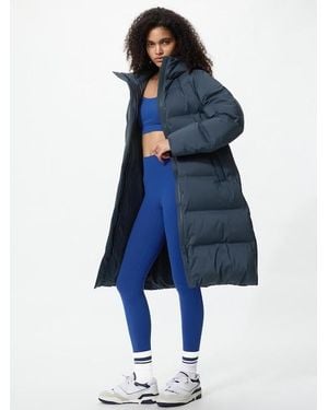 Uniqlo Seamless Down Long Coat - Blue